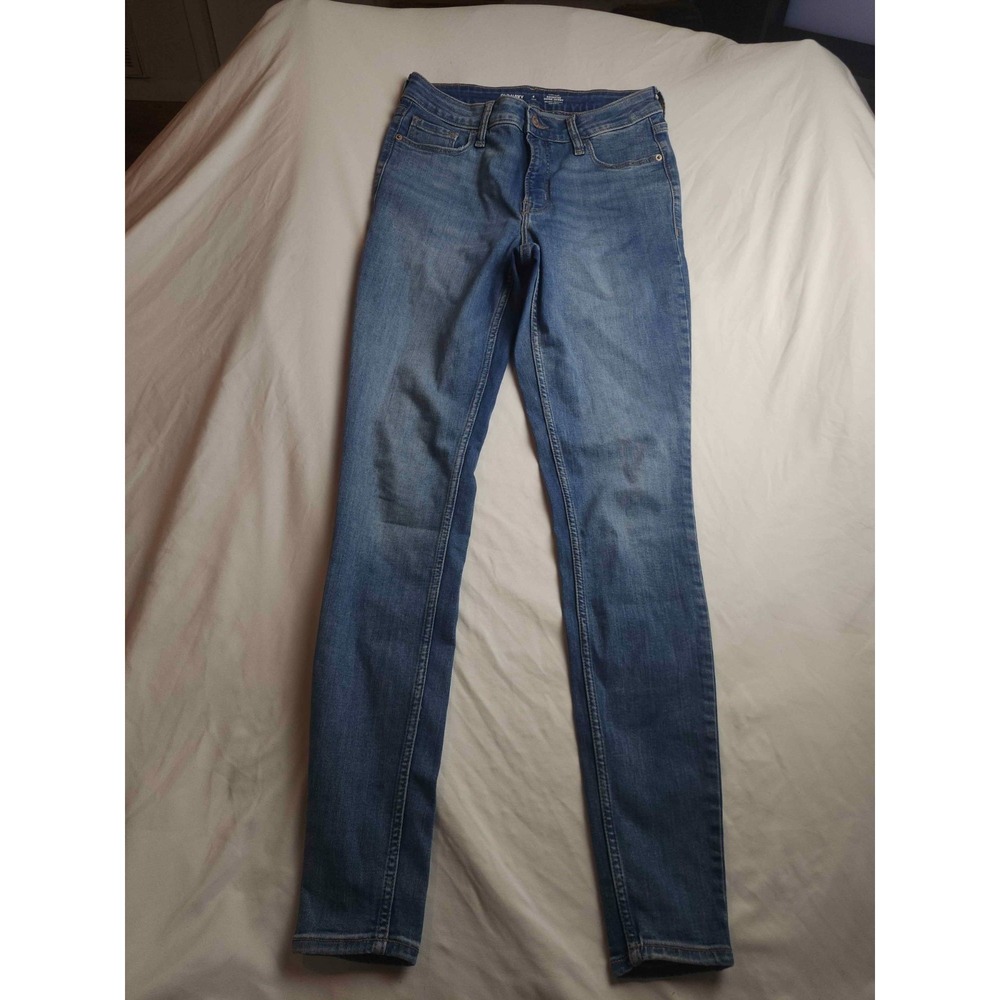 Old Navy Rockstar Super Skinny Jeans Size 4 Long High Rise Secret Smooth Pockets